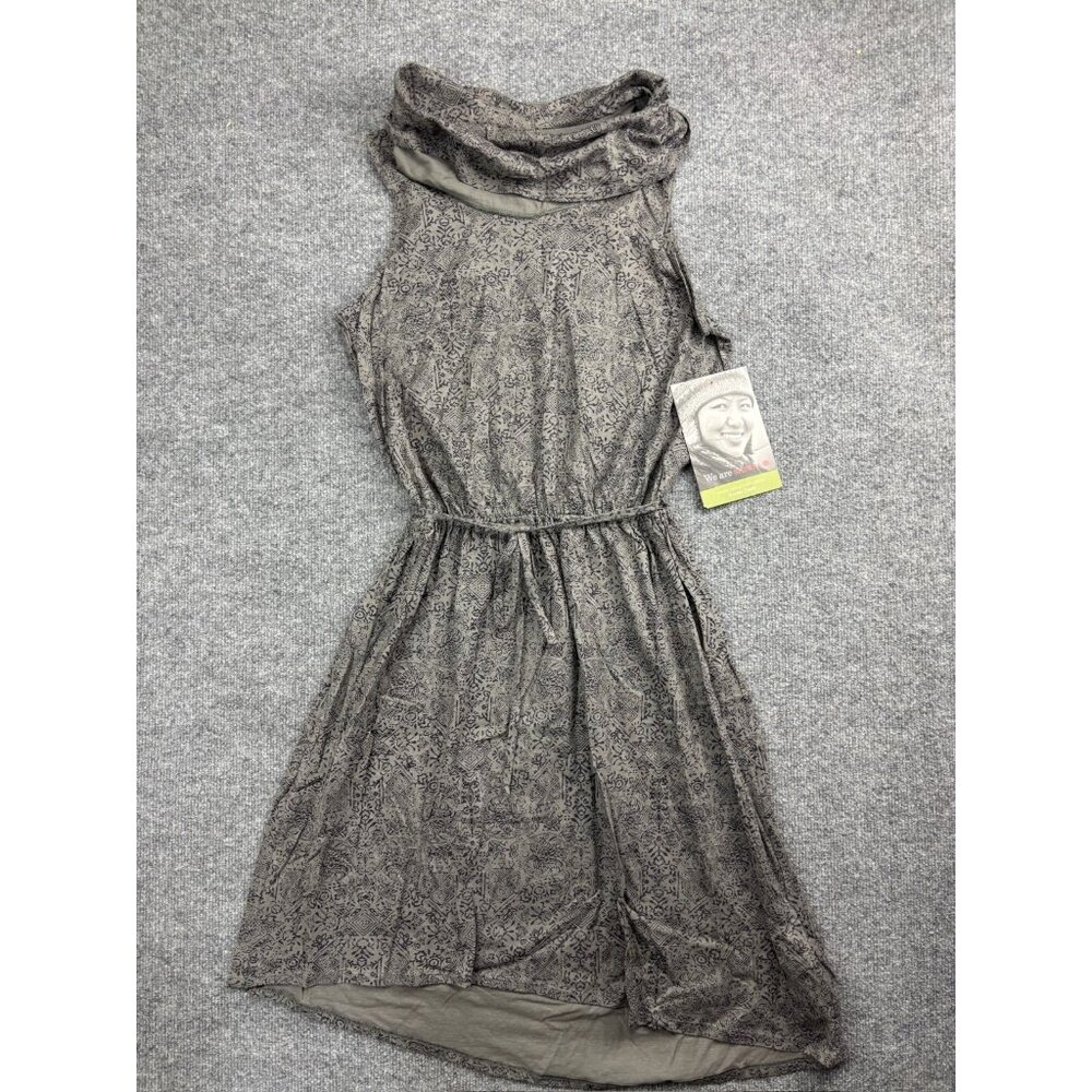 Elegant Gray Midi Dress